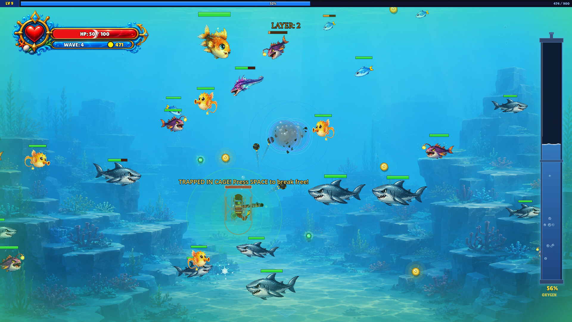 DEEP DIVER underwater gameplay scene